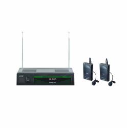 J806 VHF 2 x YAKA MİKROFON SETİ